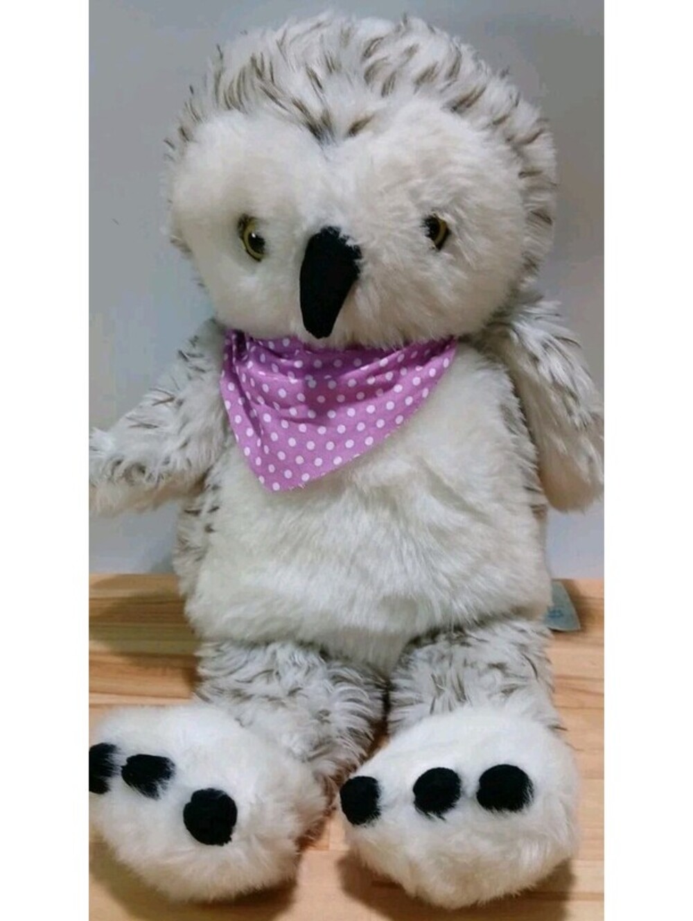 15" - Hedwig the Owl - Build a Bear - Owl Plush Harry Potter Spotted Snow Animal